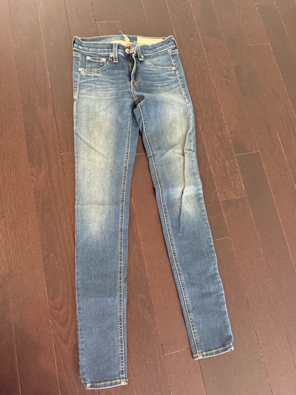 Rag & Bone Women's Blue Denim Skinny Jeans